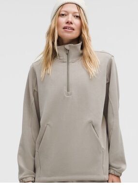 NWT Lululemon Athletica Softstreme long half zip pullover